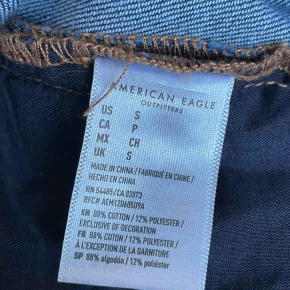 American Eagle Women’s Denim Overall Dress - Picture 5 of 8
